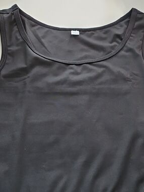 Unlisted Black Scoop Neck Tank Bra Top